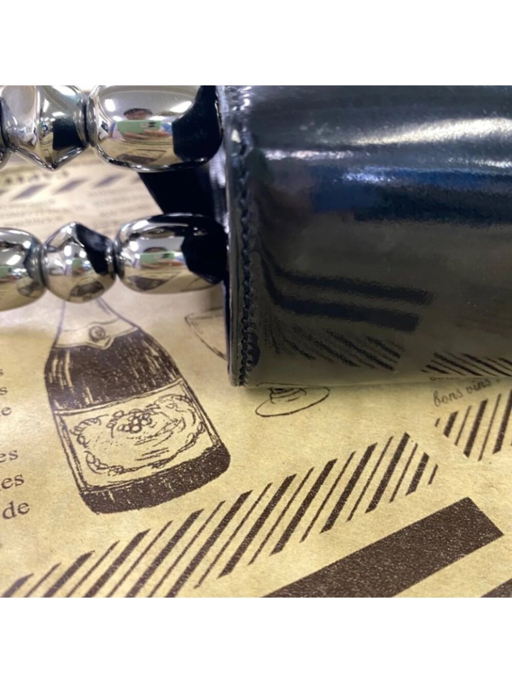 Dior Handbag Maris Pearl Enamel Black - Picture 7 of 15